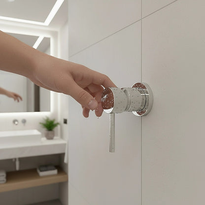 Single Round Shower Bath Mixer Tap Bathroom WATERMARK Approved