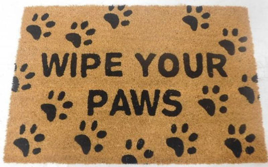 Wipe Your Paws Doormat 60x40cm