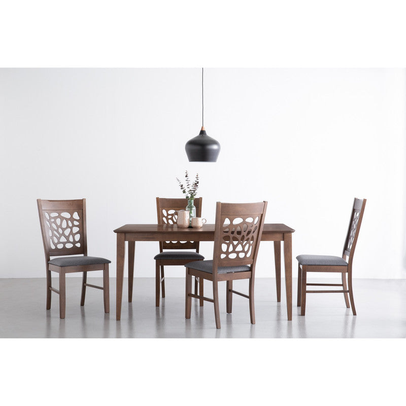 Allergo Dining Table 150cm Timber Dining Table - Cocoa - TRENDZ