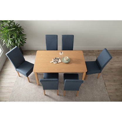 Allergo Dining Table 150cm Timber Dining Table - Natural - TRENDZ