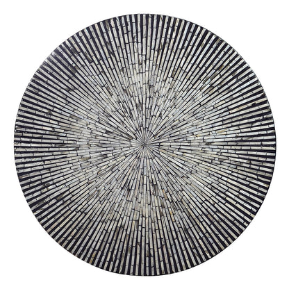 CORDELIA ROUND MOTHER OF PEARL COFFEE TABLE - TRENDZ