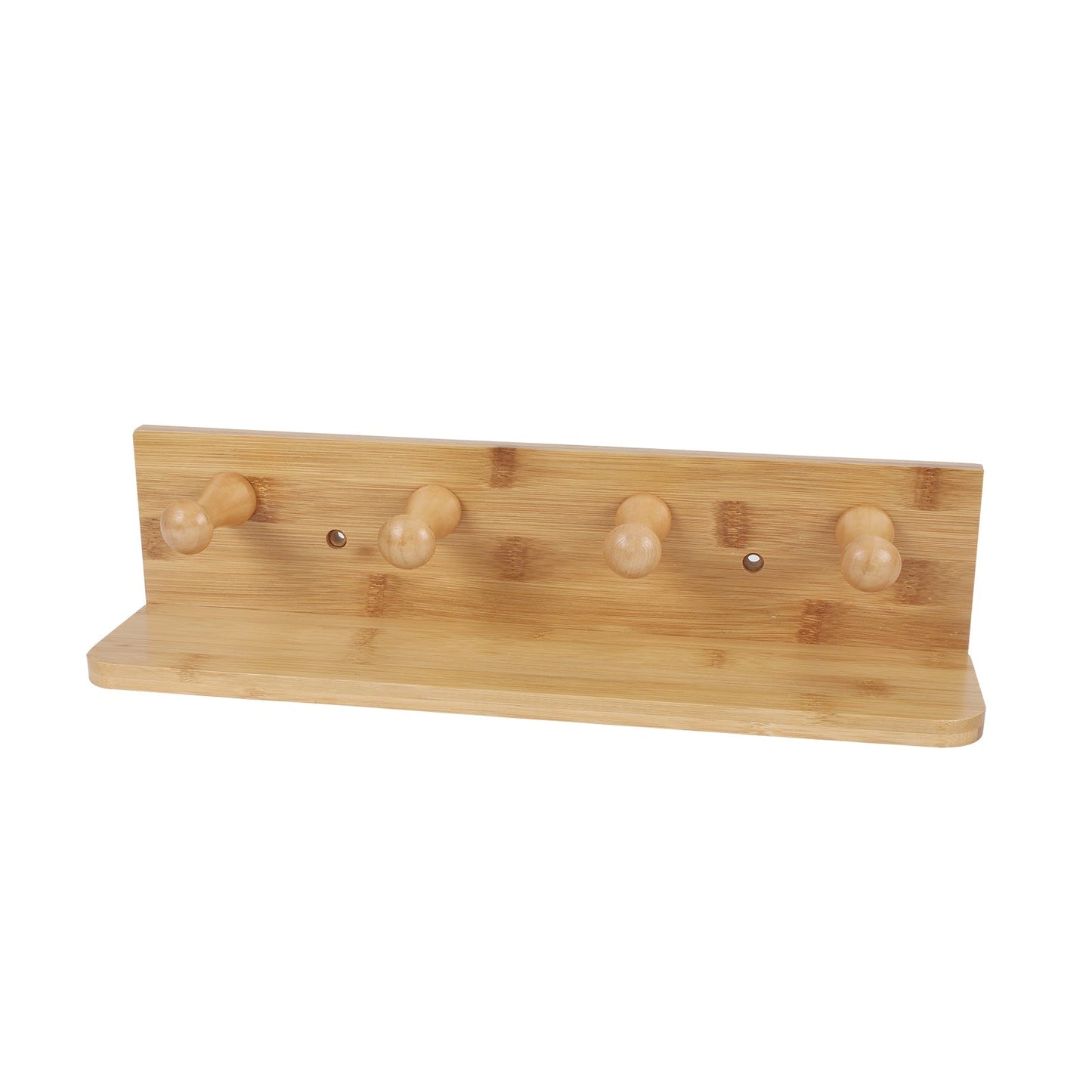 Bamboo Wall Hooks and Shelf - TRENDZ