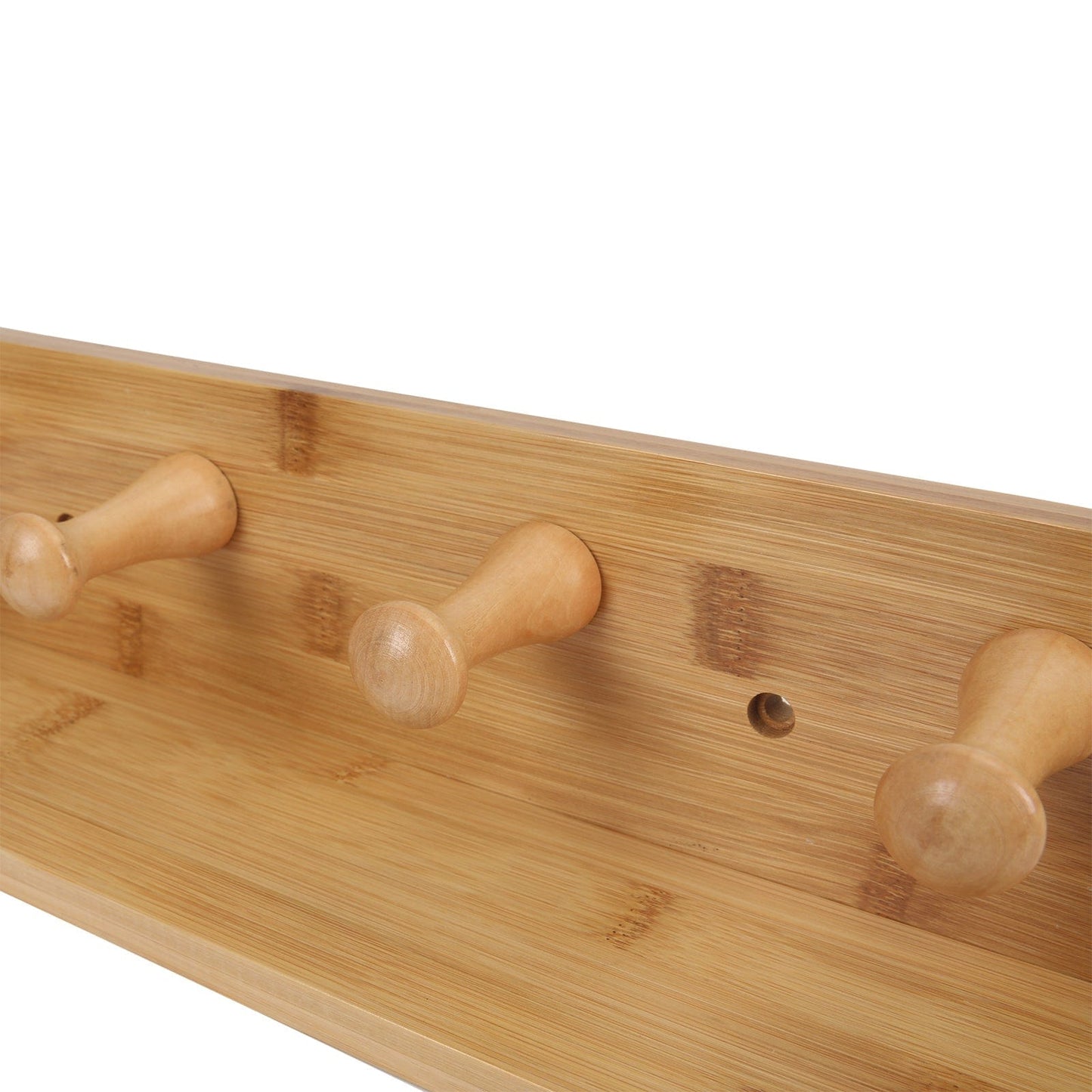 Bamboo Wall Hooks and Shelf - TRENDZ