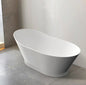 1500/1700*750/800*680mm INS OTTI London Gloss White Special Shape Curved Acrylic Freestanding Bathtub