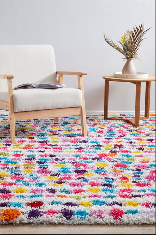 Vegas Dot Multi by Rug Culture-170X120CM - RECTANGLE