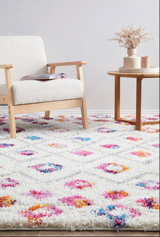 Vegas Maroc Multi by Rug Culture-170X120CM - RECTANGLE